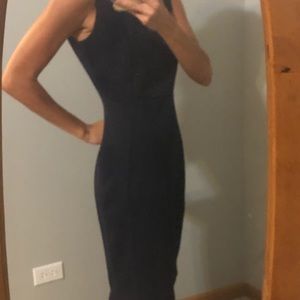 Navy business style dress